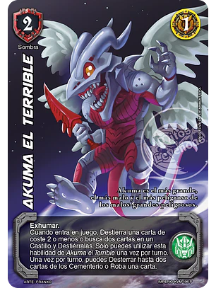 Akuma el Terrible (MTB - Invasores Galácticos)