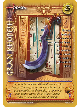Gran Khopesh  (Kit extensión 2022)