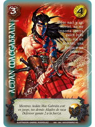 Aedan Macgabrain  (HD Aniversario – Real)