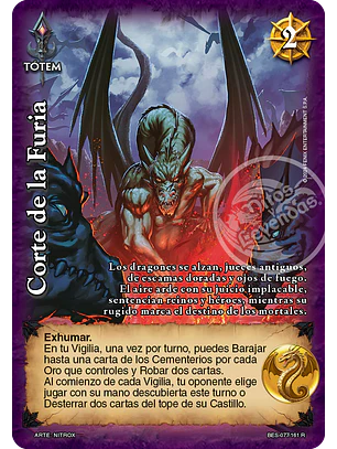 Corte de la Furia (Bestiarium - Real)