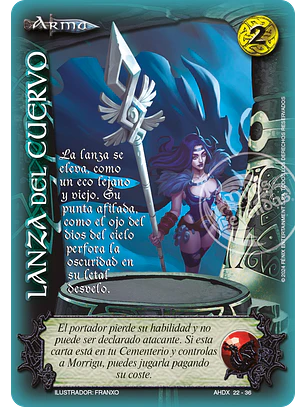 Lanza del cuervo (AHDX - Luz Esmeralda)