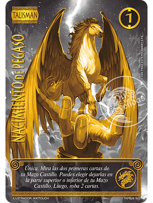 Nacimiento de Pegaso (Secreta) (TKPB26 - Desafío)