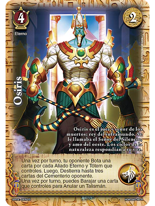 Osiris (La Venganza de Horus - Real)