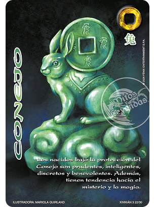 Conejo (Xinnian 3 - Año del caballo)