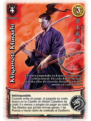 MIyamoto Musashi (Esp.Samurai - UR)