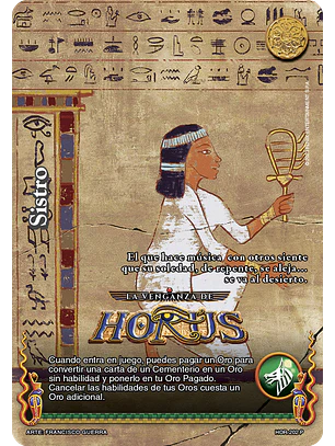 Sistro (La Venganza de Horus - Promocional)
