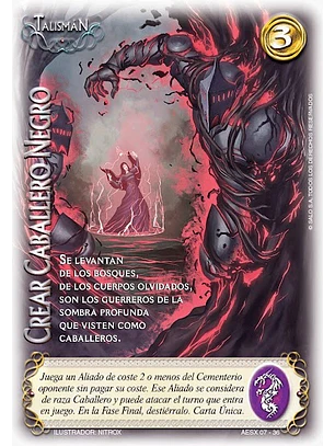 Crear Caballero Negro (AESX - Lancelot Grial)