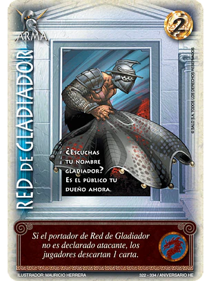 Red de Gladiador (HELENICA ANIV - Vasalla)