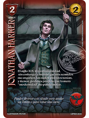 Jonathan Harker (LBPB25 - Arte Alternativo)