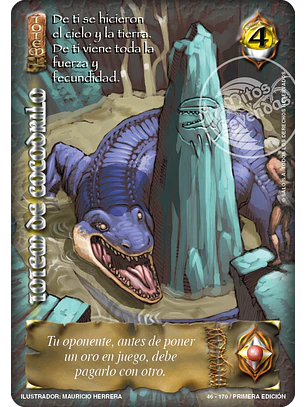 Totem de Cocodrilo