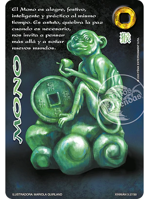 Mono (Xinnian 3 - Año del caballo)