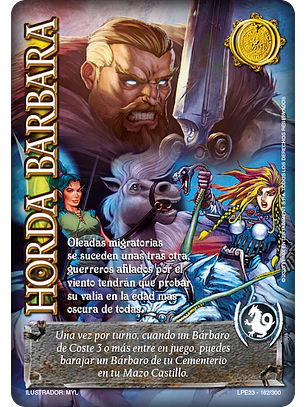 Horda Barbara (LPE3.0 - Real)