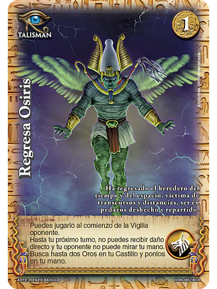 Regresa Osiris (La Venganza de Horus - Real)