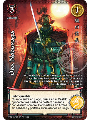 Oda Nobunaga (Esp.Samurai - Real)
