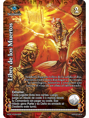 Libro de los Muertos (La Venganza de Horus - MR)