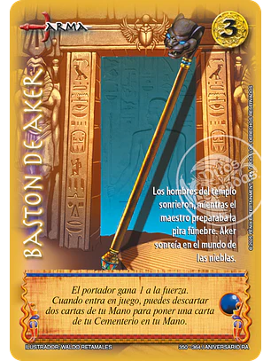 Bastón de Aker (Aniversario de Ra - Vasalla)