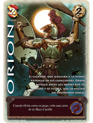Orion (Helénica Aniv - VC Foil)