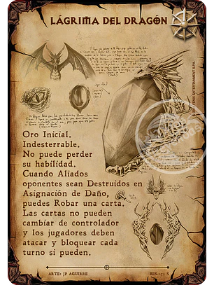 Lágrima del Dragón (Bestiarium - Secretas)