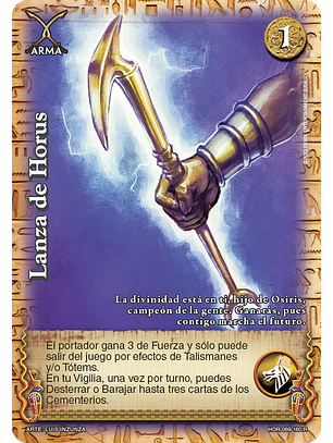 Lanza de Horus (La Venganza de Horus - Real)