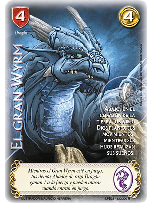 El Gran Wyrm (Leyendas PB 3.0 - Reales)