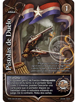 Pistolas de duelo (LTD - Mega Real)