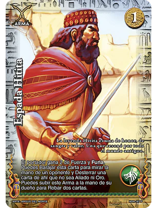 Espada Hitita (La Venganza de Horus - Promocional)