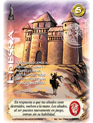 Edessa (Clásico CRU - Cortesana)
