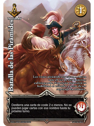 Batalla de las Pirámides (Napoleón - VC Foil)