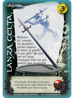 Lanza Celta (HD Aniversario - Cortesana)