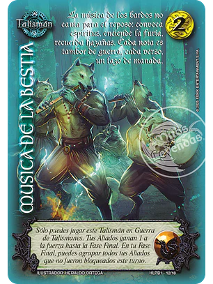 Música de la bestia (Colmillos de Avalon)