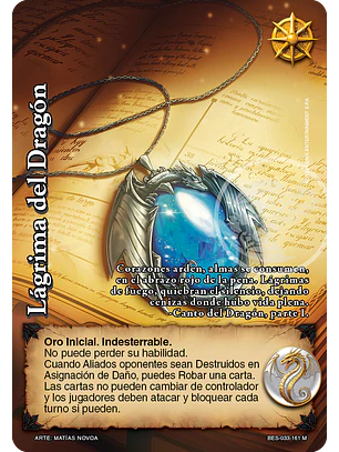 Lágrima del Dragón  (Bestiarium - MR)