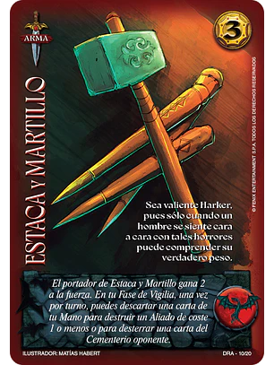Estaca y Martillo (Kit Drácula)