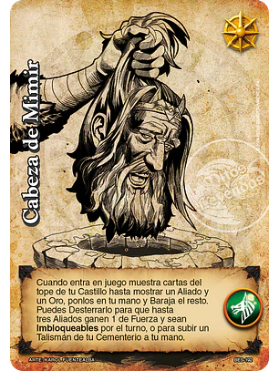 Cabeza de Mimir  (Bestiarium - Promocional)
