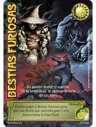 Bestias Furiosas (CRPE2 - Bestia)