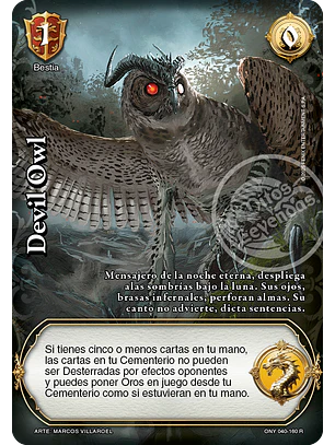 Devil Owl (ONY - Real)