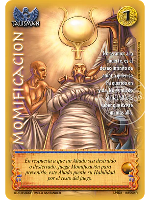 Momificación (Leyendas PB 3.0 - Reales)
