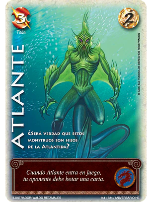 Atlante (Helénica Aniv - VC Foil)