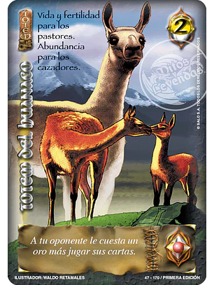 Totem de Guanaco