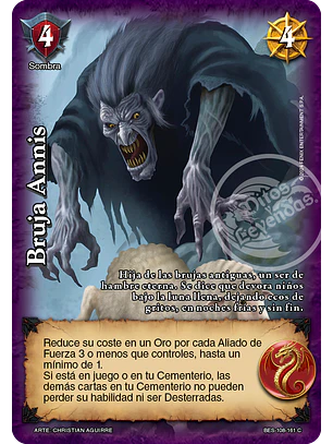 Bruja Annis (Bestiarium - Cortesana)