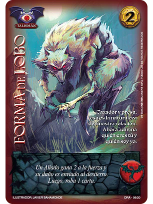 Forma de Lobo (Kit Drácula)