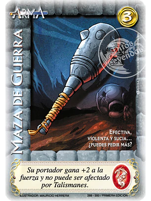 Maza de Guerra (Clásico CRU - Cortesana)