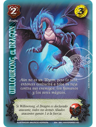 Willowrong, el Dragón (HD Aniversario - Cortesana)