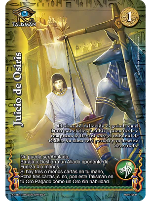 Juicio de Osiris (La Venganza de Horus - Promocional)