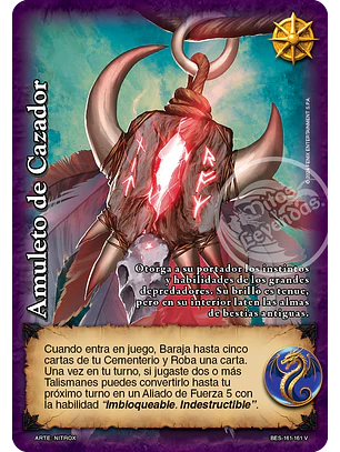 Amuleto de Cazador (Bestiarium - Vasalla)