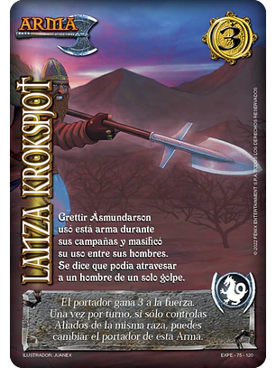 Lanza Krokspjot (EXT22 - Ragnarok)