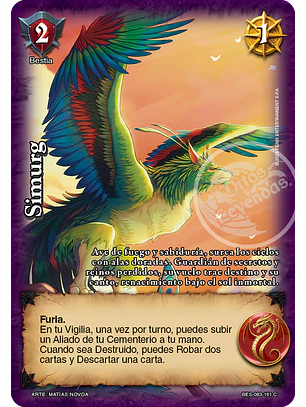 Simurg (Bestiarium - Cortesana)