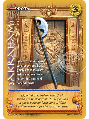 Sakraham (Leyendas PB 3.0 – Reales)