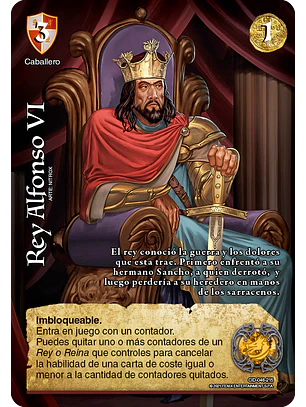Rey Alfonso VI (CID - Real)