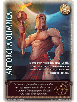 Antorcha Olímpica (Helénica Aniv - Promocional)