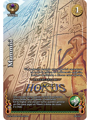 Mammisi (La Venganza de Horus - Promocional)